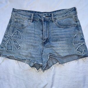 Blue Denim Women's Shorts